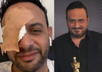 خالد سرحان يتسبب في أذية مصطفى قمر