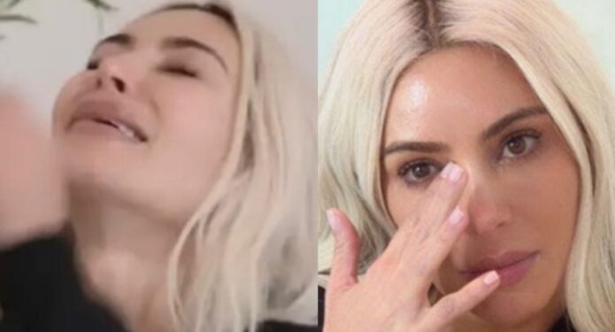 كيم كارداشيان تبكي بسبب كاني ويست