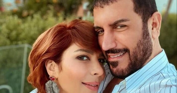 أصالة نصري تحتفل بعيد ميلاد زوجها