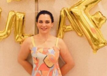 سلاف فواخرجي تحتفل بعيد ميلادها