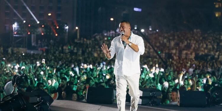 إجراءات أمنية مشددة رافقت حفل عمرو دياب