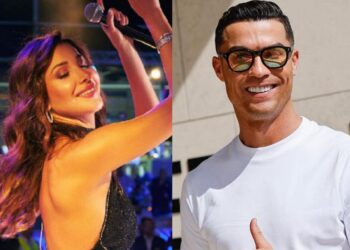 بين رونالدو ونانسي.. نظرات إعجاب أم صدفة؟