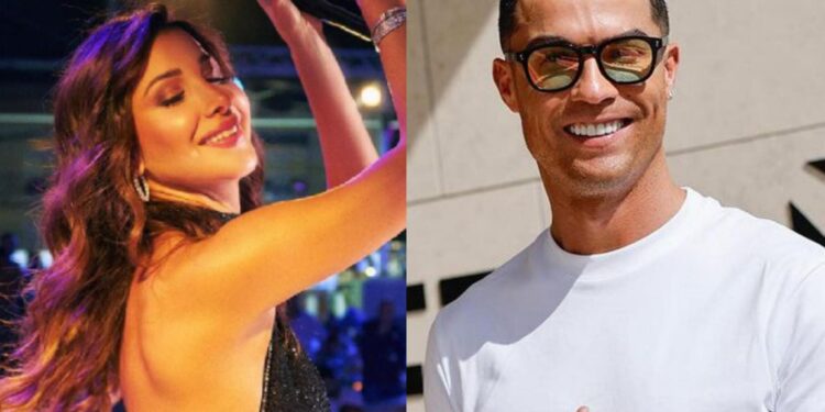 بين رونالدو ونانسي.. نظرات إعجاب أم صدفة؟