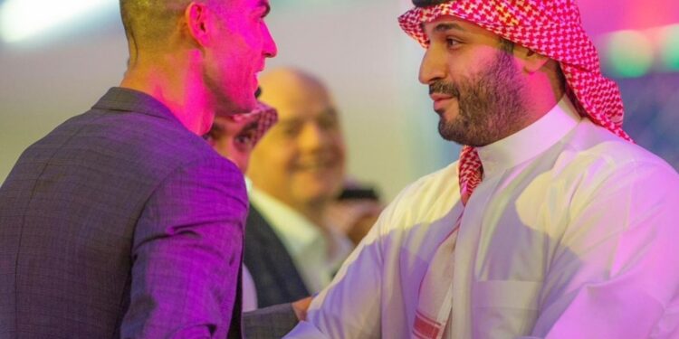 كريستيانو رونالدو يلتقي الأمير محمد بن سلمان