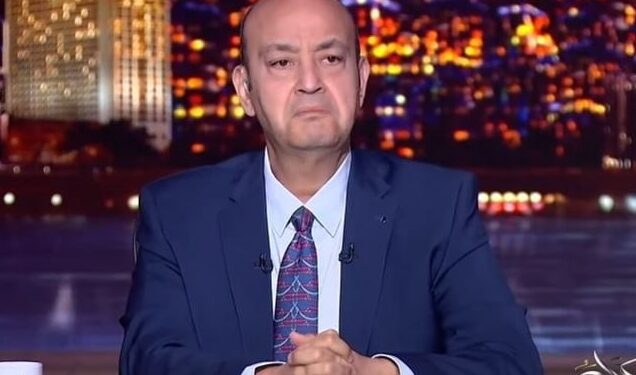 عمرو أديب يدعم فلسطين بطريقته الخاصة وقام بهذا الفعل…