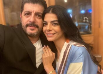 “طوني عيسى” يحتفل بعيد ميلاد زوجته