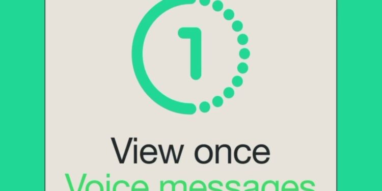 رسائل واتساب الصوتية تسمع لمرة واحدة فقط