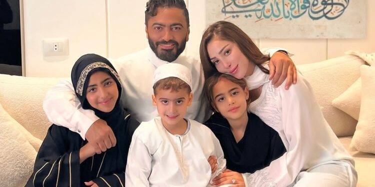 عودة تامر حسني لـ بسمة بوسيل مع بداية العام الجديد