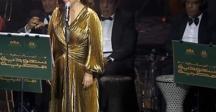 شيرين عبد الوهاب تتألق في “ليالي مصرية سعودية”