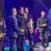 سعد رمضان ونادر الأتات بجانب وائل كفوري في حفله