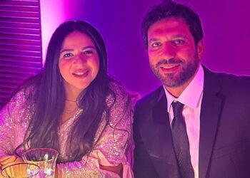 حسن الرداد يحتفل بـ ايمي غانم في رسالة رومانسية