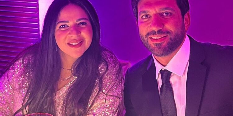 حسن الرداد يحتفل بـ ايمي غانم في رسالة رومانسية