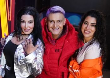 فستان سمية الخشاب بطل حلقة برنامج رامز جلال