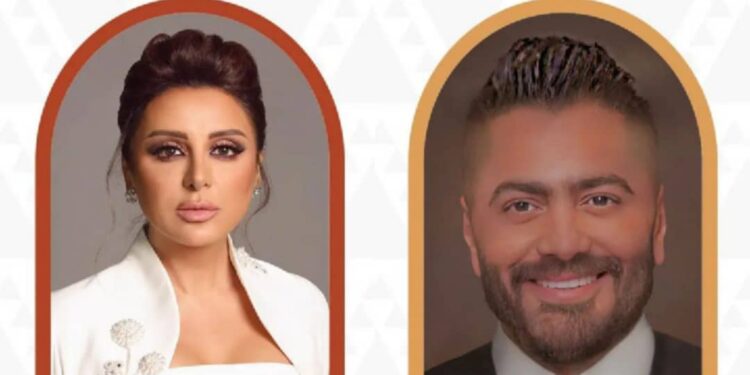 أنغام وتامر حسني بحفل استثنائي في وطنهما مصر