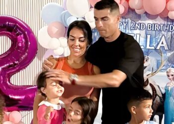 كريستيانو رونالدو وجورجينا يحتفلان بطفلتهم