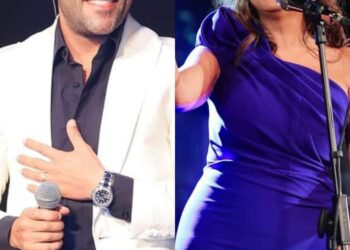 أنغام وتامر عاشور بحفل مشترك