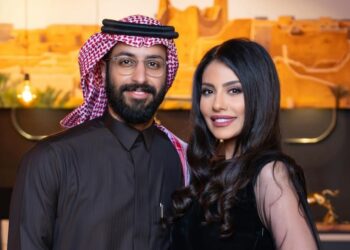 إلهام علي تحتفل بعيد زواجها من خالد صقر