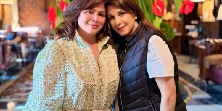 إلهام شاهين وماجدة الرومي معاً في مصر