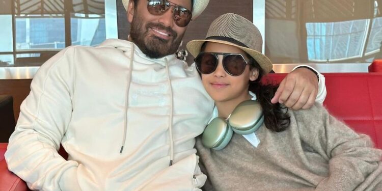 رسالة مؤثرة من تاليا لوالدها تامر حسني