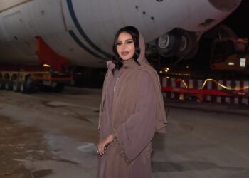 أحلام الشامسي في الرياض لحضور حدث مهم