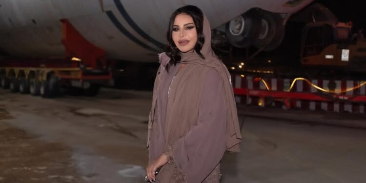 أحلام الشامسي في الرياض لحضور حدث مهم