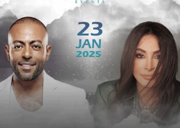 إليسا وتامر عاشور معاً في قطر