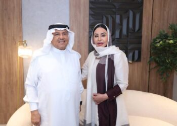 أحلام ومحمد عبده خلال بروفات “ليلة دايم السيف”