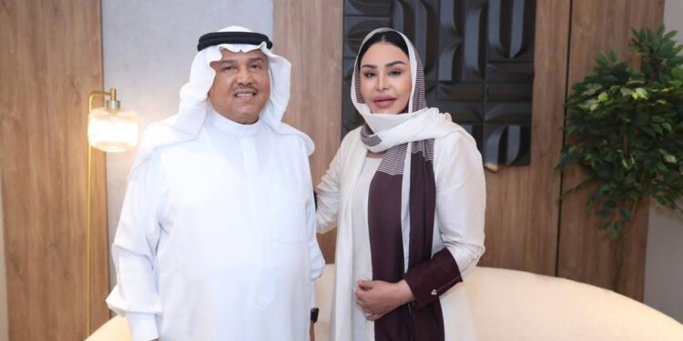 أحلام ومحمد عبده خلال بروفات “ليلة دايم السيف”