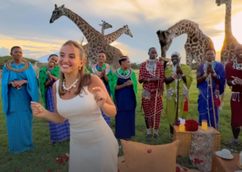 غيث مروان يفاجئ سارة الورع في تنزانيا