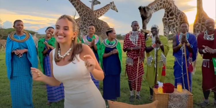 غيث مروان يفاجئ سارة الورع في تنزانيا