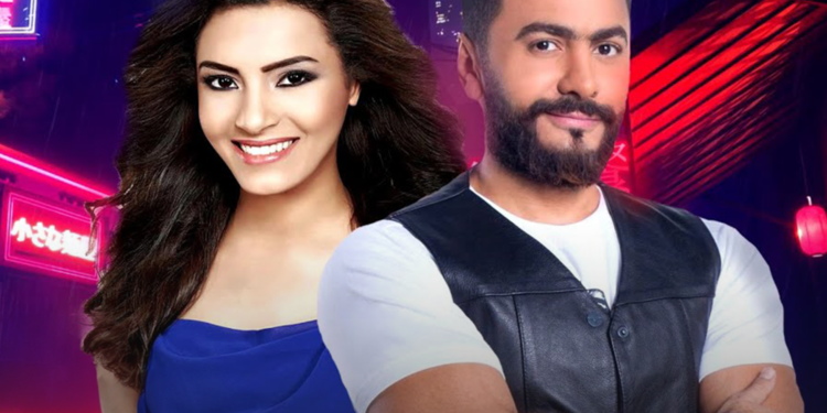 تامر حسني وديو مع كارمن سليمان