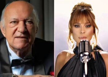 كارول سماحة وعمرت خيرت بجانب أهرامات الجيزة