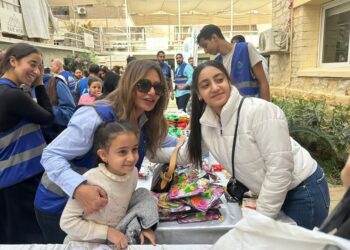 ليلى علوي في يوم إنساني مؤثر في مؤسسة راعي مصر